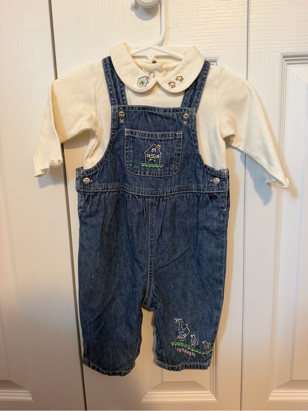 Vintage Oshkosh Baby Girl Overalls